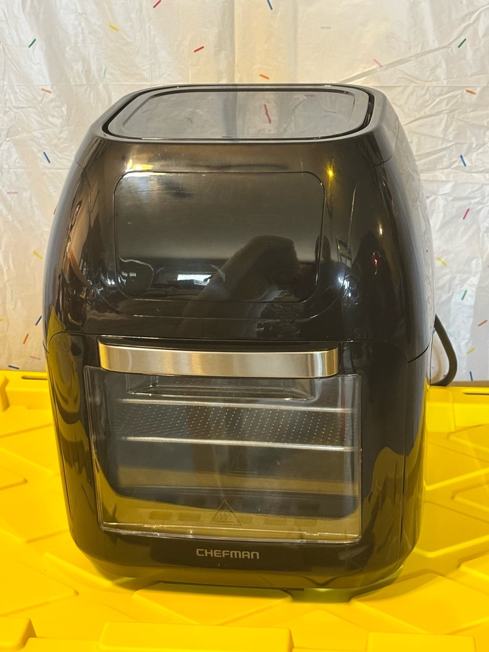 Chefman Black Air Fryer Oven - Compact Countertop Bakeware